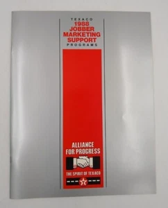 1988 Texaco Jobber Marketing Support Programs Alliance for Progress Pamphlets - Picture 1 of 6