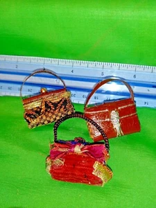 3 Borse NUOVE per Barbie o Bambole Compatibili da 11" a 18" di Altezza. Le borse non si aprono. - Foto 1 di 5