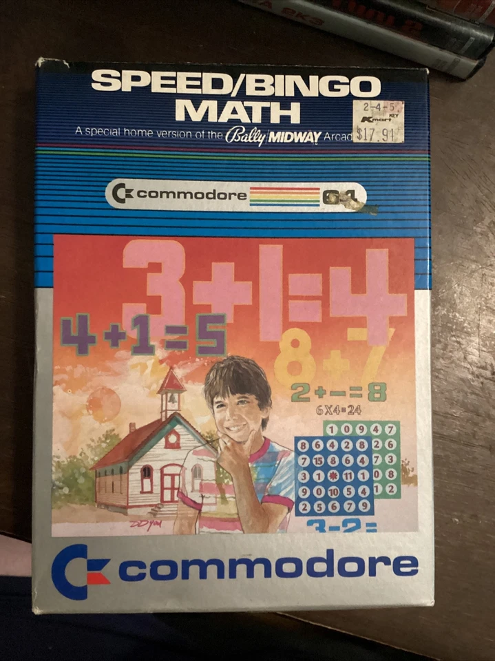 Speed Bingo Math Commodore 64 Computer Cartridge Game - Image 1 of 1