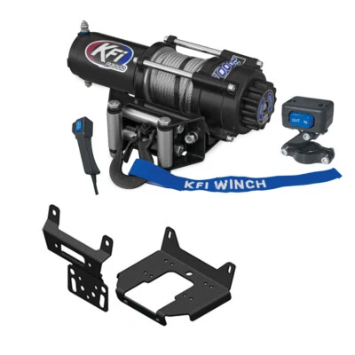 Kit combinado de cabrestante KFI 3000 lb (M1) para Polaris 1000 RZR S 2016-2019 Foto 1 de 4