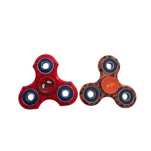 Hot Wheels & Spider-Man Fidget Spinners Set Of 2 Tri-Spinner Design Durable - Picture 1 of 9