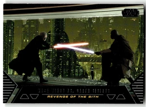 2012 Topps Star Wars Trading Card #DF-5 Mace Windu vs. Darth Sidious - Picture 1 of 4