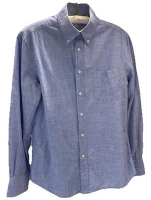 BRUNELLO CUCINELLI Women’s Blue Shirt Slim Medium Chambray  - Image 1 of 4