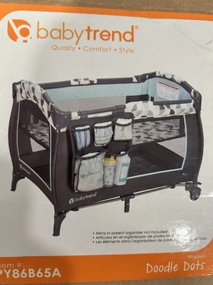 Baby Trend Trend-E Nursery Center, Doodle Dots Foto 1 de 4