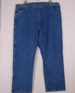 Pantalones de mezclilla Rustler Legendary dorados calce regular para hombre 42x30 nuevos con etiquetas peso pesado - Imagen 1 de 12