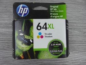 HP 64XL Trójkolorowy wkład atramentowy Oryginalna drukarka o wysokiej wydajności Exp sierpień 2022 - Zdjęcie 1 z 5