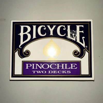 PINOCHLE card game - two decks - 1990 Bicycle - Image 1 of 2