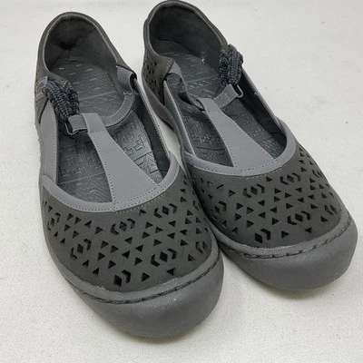 Zapato para mujer talla 8 MUK LUKS gris y negro deslizable Foto 1 de 4