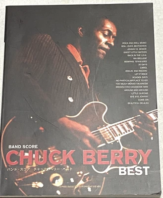 Chuck Berry Best Band Score Japan Guitar Bass Drums TAB 6 Songs Guitar Score - Image 1 of 4