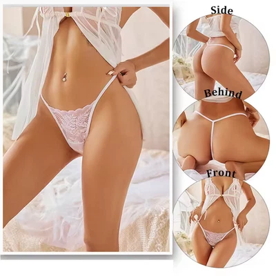6er Pack Damen Tanga T-String Sexy Mehrfarbig Spitze Size. S, XL - Bild 1 von 4