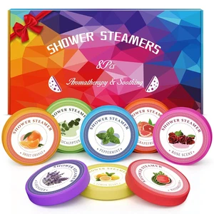 Calendario dell'Avvento Riempimento 8x Shower Steamers Set Regalo Donna Benessere Profumo - Foto 1 di 14