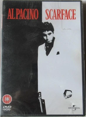 Scarface (1983) - DVD, New, Sealed, (Rated 18) - Image 1 of 2