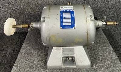 Baldor Dental Lab Polishing Lathe Model 353T 1/4 Horsepower Dual Chuck AC Motor - Image 1 of 4