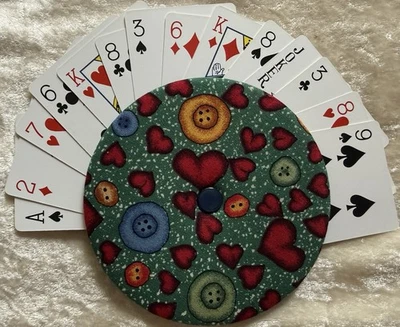 For Dexterity Disability, Aging Hands HANDMADE BEAUTIFUL playing Cards Holder - Bild 1 von 3