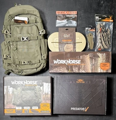 Tethrd Grit Saddle XL Timber Predator V XL Platform Backpack Sticks Combo 2 New - Image 1 of 3
