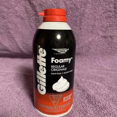 Crema de Afeitar Espumosa Gillette, Regular 311 g (11 oz). Foto 1 de 2