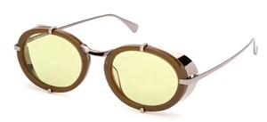 Occhiali da Sole Max Mara MM0103 GREEN/GREEN 51/20/140 Unisex - Foto 1 di 3