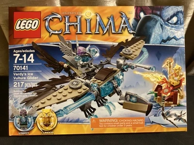 Lego Legends of Chima Vardy's Ice Vulture Glider 70141 Lundor Fire Cheetah 2014 - Imagem 1 de 4