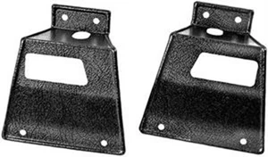 1967 1968 Mustang Fastback Seat Latch Cover Set Pair - Best on Market - New - Picture 1 of 1