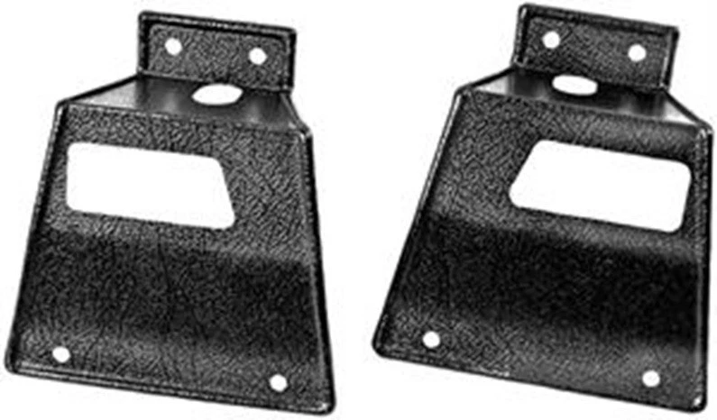 1967 1968 Mustang Fastback Seat Latch Cover Set Pair - Best on Market - New - Image 1 of 1