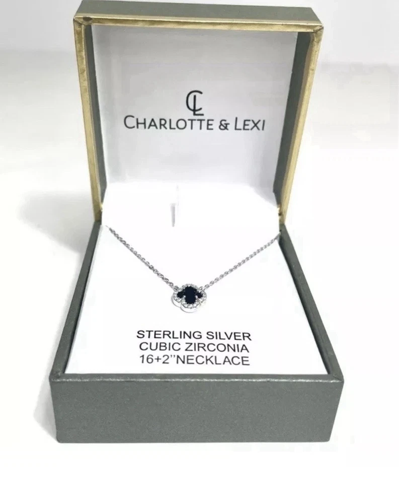 Colar de prata esterlina 18 pol. novo na caixa - Imagem 1 de 4