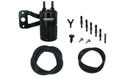 Moroso Air/Oil Separator for Twin Cams with Stock Air Cleaner - Black Motorcycle - Изображение 1 из 3