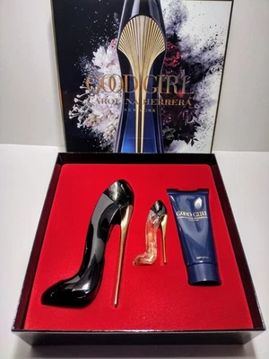 CAROLINA HERRERA GOOD GIRL 3 PIECE GIFT SET-2.7OZ EDP + 3.4OZ BODY LOTION + MINI - Image 1 of 4