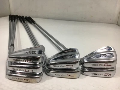 Titleist Square Toe Tour Model Iron Set 7pcs 4-PW Original Steel Flex R - Image 1 of 4