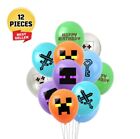 Minecraft Balloons Foil Age 2-8 Set Kids Theme Birthday Party Decoration