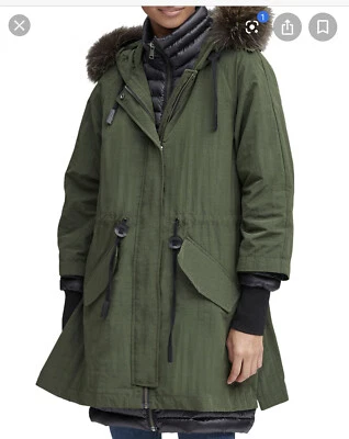 Andrew Marc BRIXTON CRINKLE CLOTH DOWN PARKA Green Size XS - Image 1 of 4