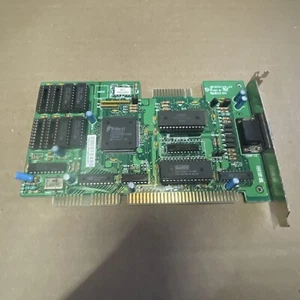 Trident TVGA 512k ISA VGA Videocard dos windows tested - Picture 1 of 8