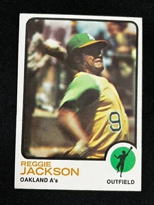 Tarjeta de béisbol Topps 1973 Reggie Jackson #255 Oakland A's Bv $60 (AA) - Imagen 1 de 2