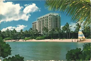 Honolulu Hawaii Kahala Hilton Spectacular Resort Hotel Vintage Postcard - Picture 1 of 2