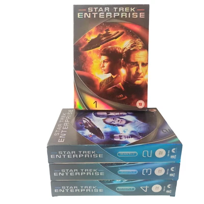 Star Trek Enterprise Complete Seasons 1 2 3 4 DVD Action Sci-Fi Fantasy Space  - Image 1 of 4