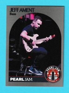 2018 Pearl Jam Chicago Trading Card Hoops Jeff Ament Sitting