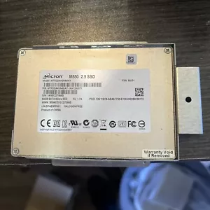 MICRON M550 64GB SATA 2.5 " 6Gb/s SSD flash memory (g3) - Picture 1 of 3