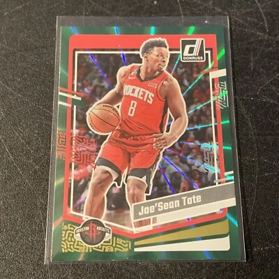 2023-24 Donruss JAE'SEAN TATE Green Laser Parallel #171 Houston Rockets - Image 1 of 2