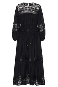 Bohemian Traders Chloe Maxi Dress AU 10 Crew Neck Boho Everyday - Picture 1 of 3