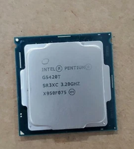 9th generation Intel Pentium G5420T 3.20GHz dual-core 35W LGA-1151 CPU processor - Picture 1 of 2