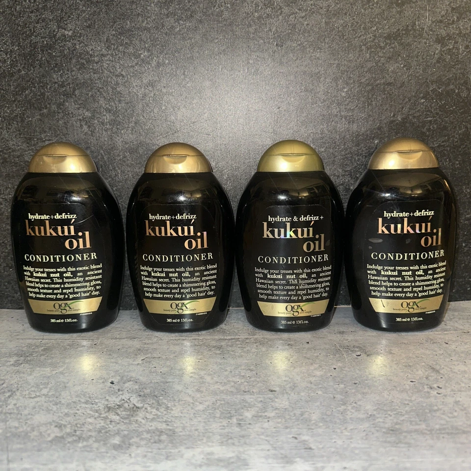 4 Lot OGX Hydrate Defrizz Kukui Oil Conditioner 13 fl oz - Image 1 of 1