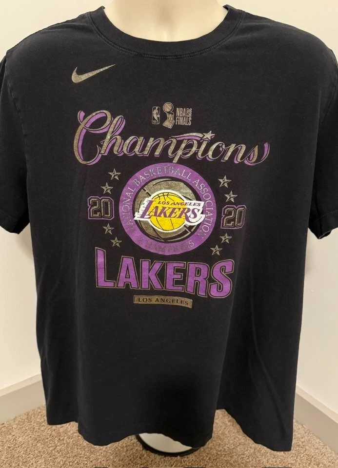 Camiseta para hombre Los Angeles Lakers Nike 2020 NBA Finals Champs vestuario xlarge Foto 1 de 1