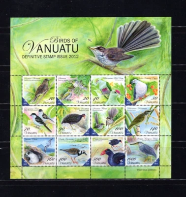 Vanuatu 1036a Birds 2012 VF Mini Sheet LP - Image 1 of 2