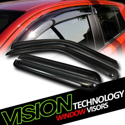 Para 92-00 Suburban/Tahoe Protector de Lluvia/Viento Tinte Ventilación Sombra Deflector Viseras de Ventana Foto 1 de 2