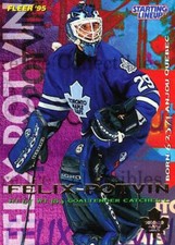 1995 Kenner Starting Lineup Cards #17 Felix Potvin