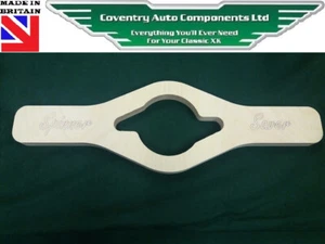 JAGUAR XK120 XK140 XK150 E-TYPE MK2 RUOTA ALATA SPINNER SAVER STRUMENTO IN LEGNO - Foto 1 di 5