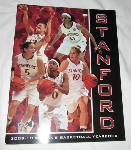 2009-10 STANFORD Cardinal Womens Basketball Yearbook Jayne Appel Nneka Ogwumike Cover