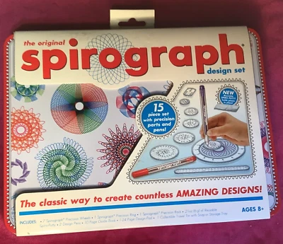 Spirograph Design Set in a Collectors Tin Opened complete - Image 1 of 2
