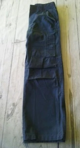 Pantalones de carga OshKosh B'gost con cordón de cintura ajustable azul marino talla 12 - Imagen 1 de 12