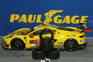 1/32 PAULGAGE SLOT CAR TIRES 2pr PGT-20125LMXD fit NEW CARRERA Corvette C8R - Picture 1 of 1