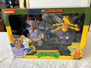 NECA Teenage Mutant Ninja Turtles Wingnut and Screwloose Neu in versiegelter Verpackung Actionfiguren - Bild 1 von 5